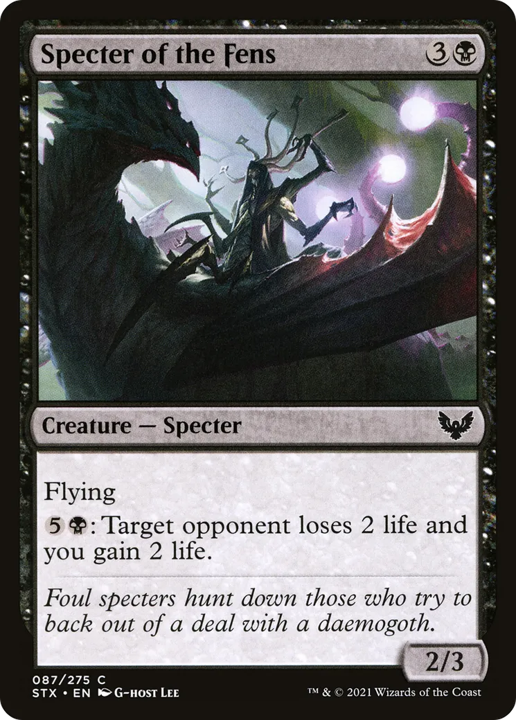 Specter of the Fens — Strixhaven: School of Mages — Magic: The Gathering