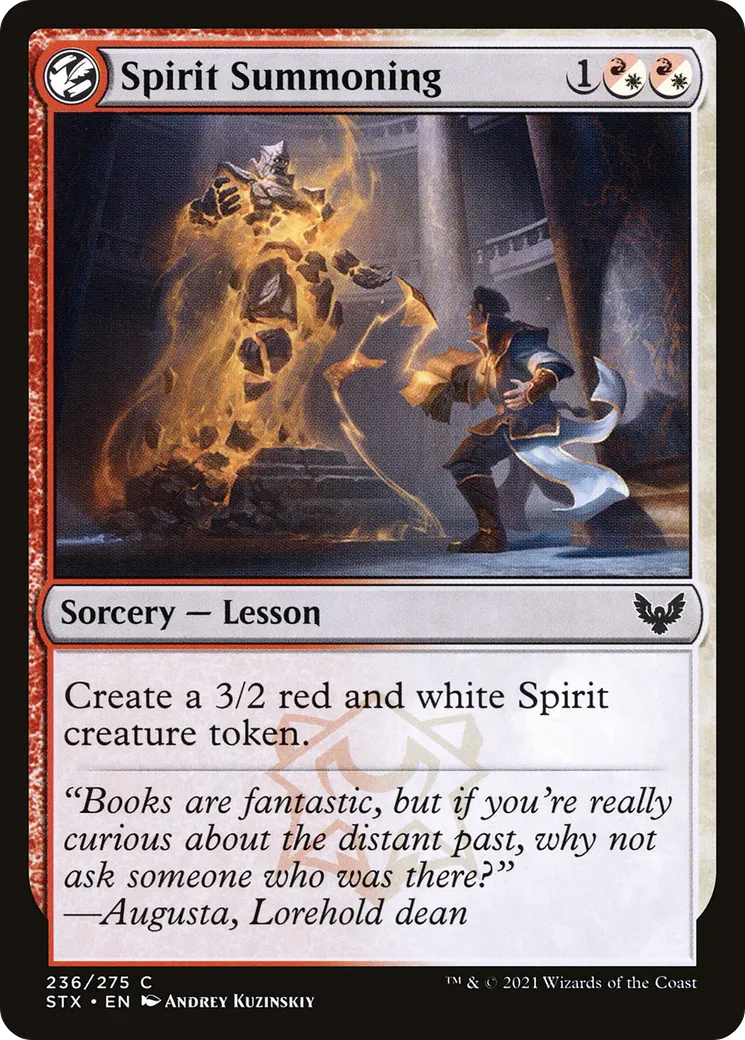 Invocation d'esprit — Strixhaven: School of Mages — Magic: The Gathering