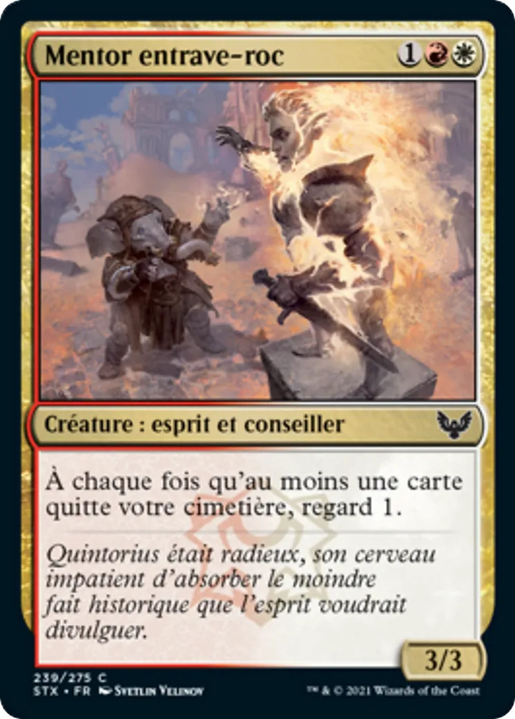 Mentor entrave-roc — Strixhaven: School of Mages — Magic: The Gathering