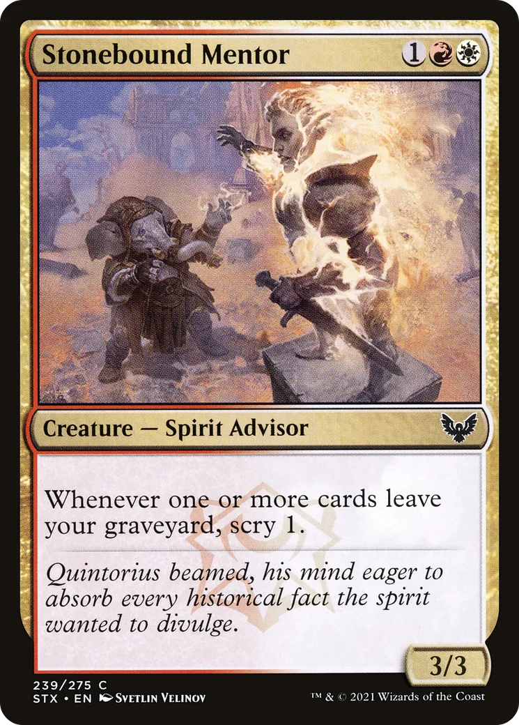 Stonebound Mentor — Strixhaven: School of Mages — Magic: The Gathering