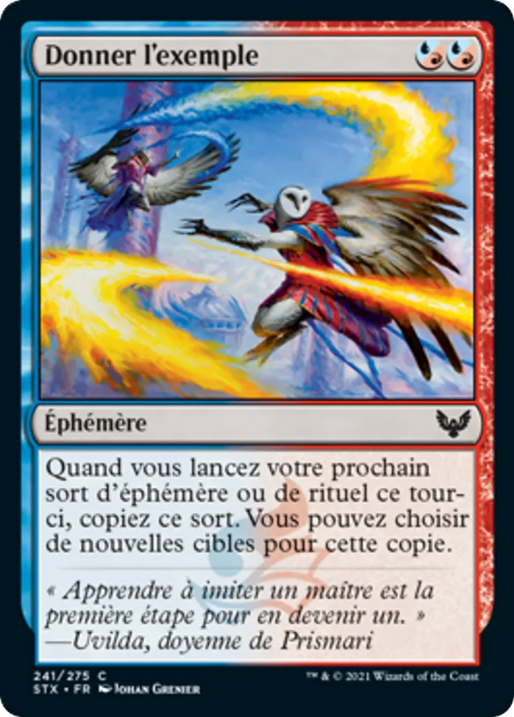 Donner l'exemple — Strixhaven: School of Mages — Magic: The Gathering