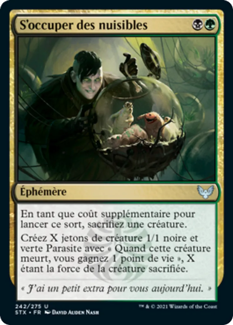 S'occuper des nuisibles — Strixhaven: School of Mages — Magic: The Gathering