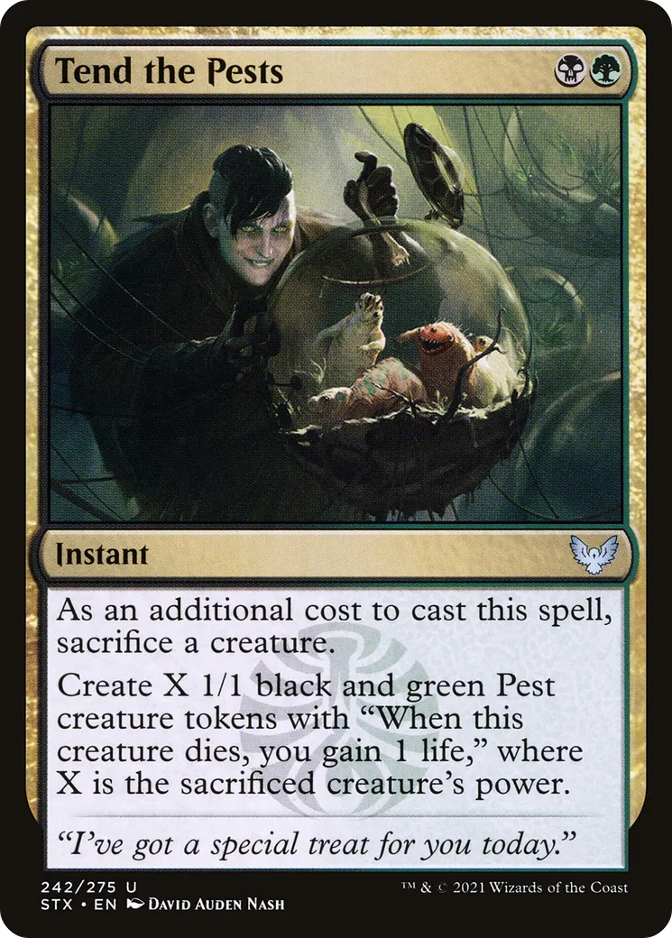 Tend the Pests — Strixhaven: School of Mages — Magic: The Gathering