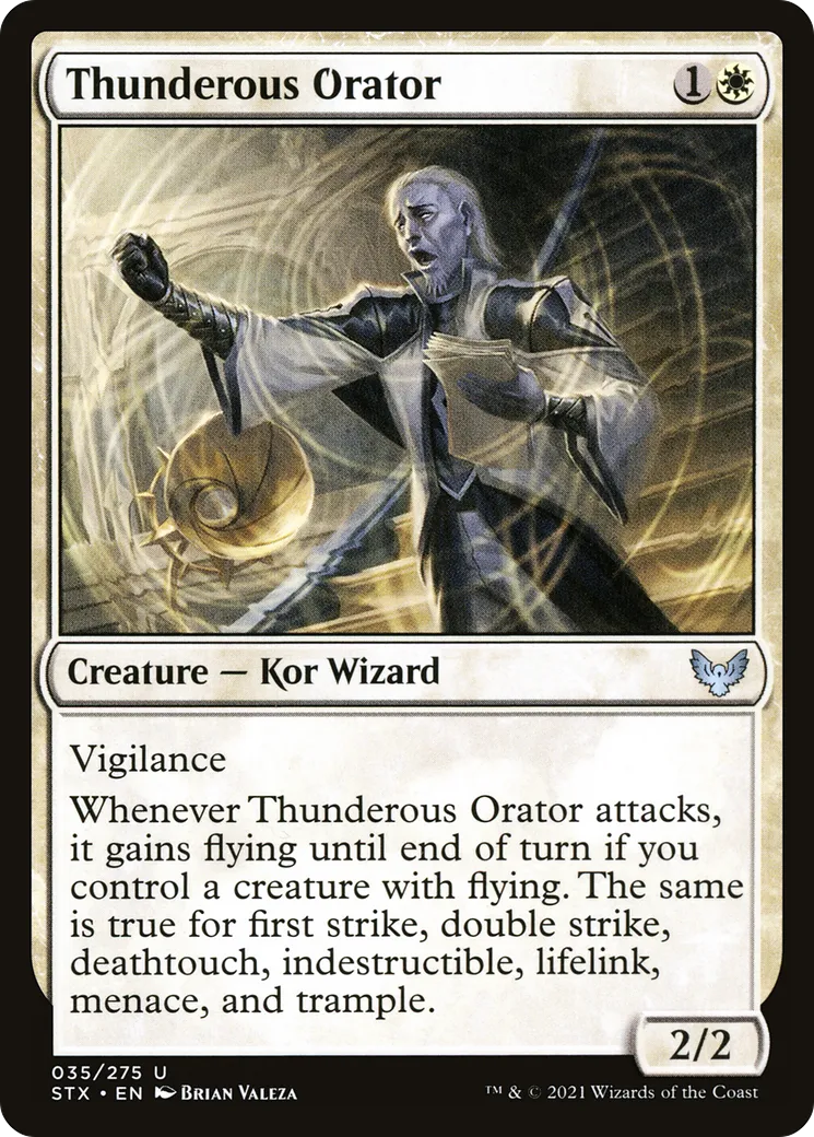 Thunderous Orator — Strixhaven: School of Mages — Magic: The Gathering