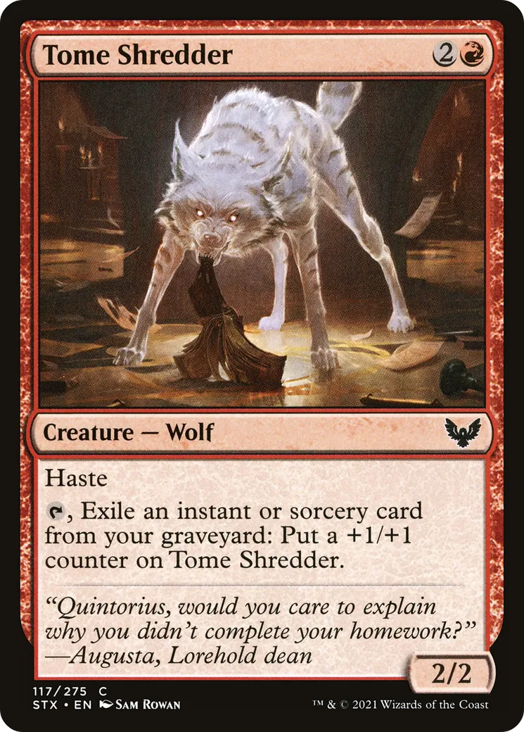 Tome Shredder — Strixhaven: School of Mages — Magic: The Gathering
