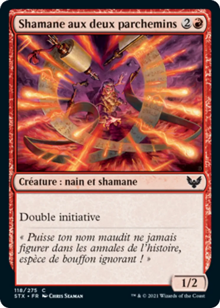Shamane aux deux parchemins — Strixhaven: School of Mages — Magic: The Gathering