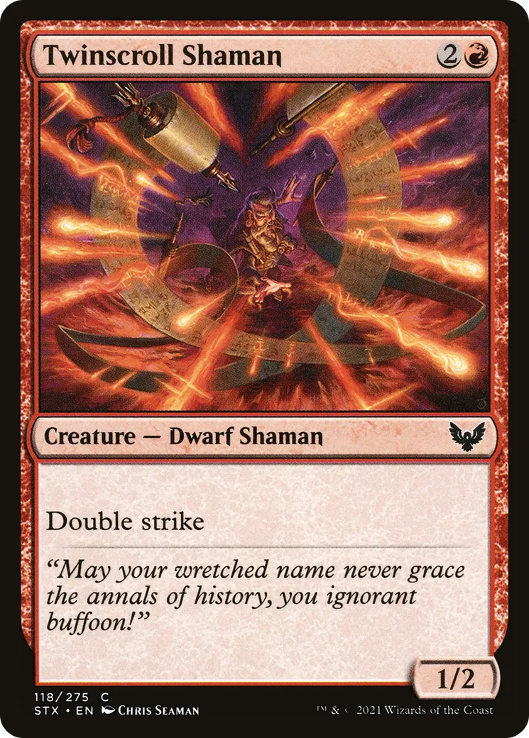 Twinscroll Shaman — Strixhaven: School of Mages — Magic: The Gathering
