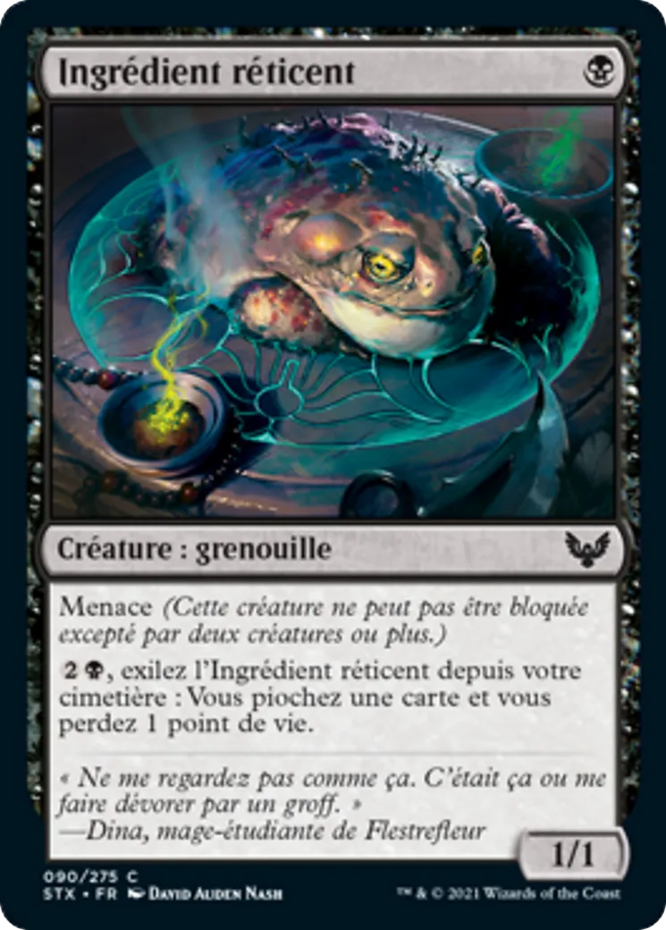 Ingrédient réticent — Strixhaven: School of Mages — Magic: The Gathering