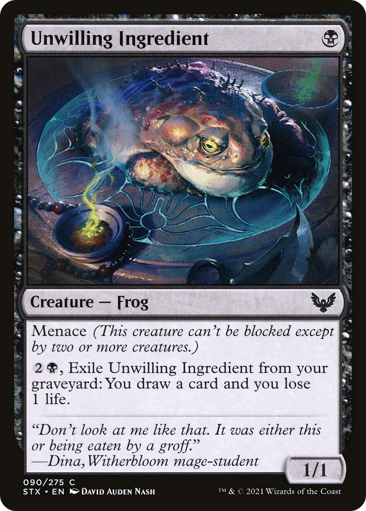 Unwilling Ingredient — Strixhaven: School of Mages — Magic: The Gathering