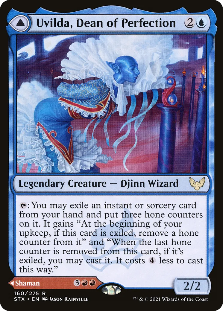 Uvilda, doyenne de la perfection // Nassari, doyen de l'expression — Strixhaven: School of Mages — Magic: The Gathering