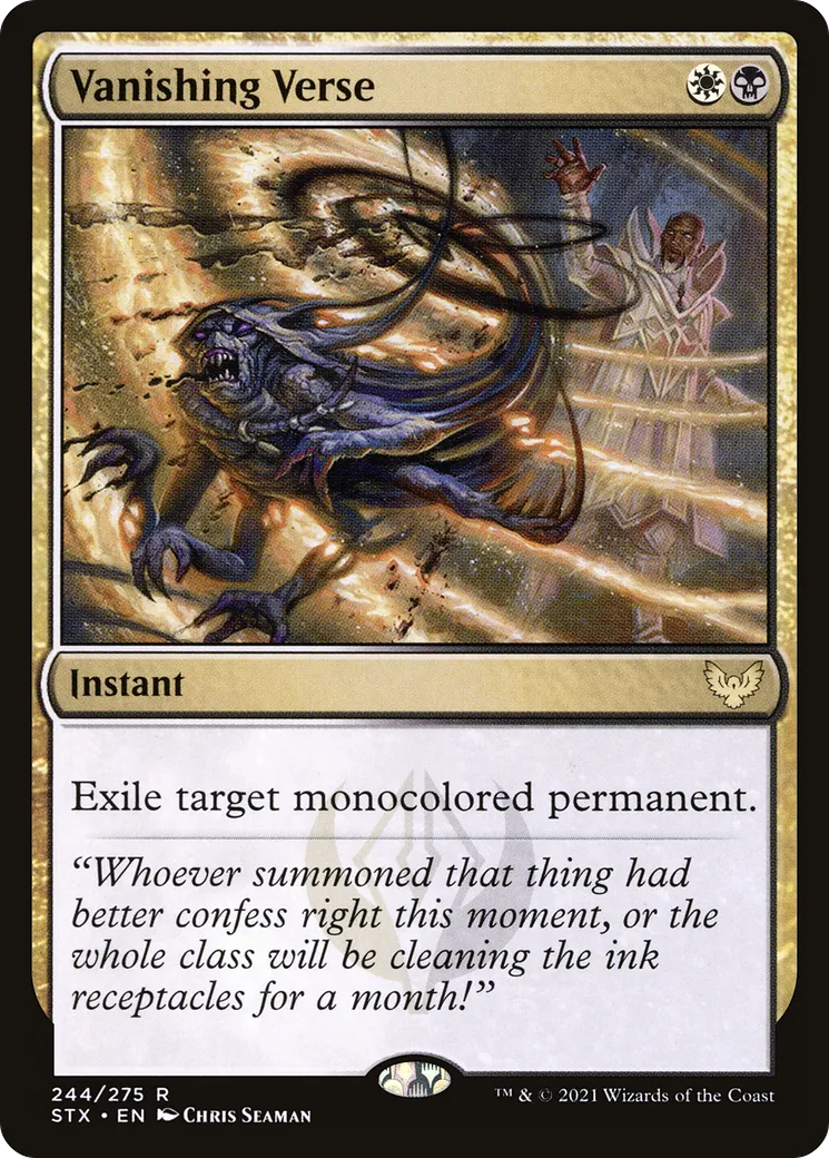 Vanishing Verse — Strixhaven: School of Mages — Magic: The Gathering