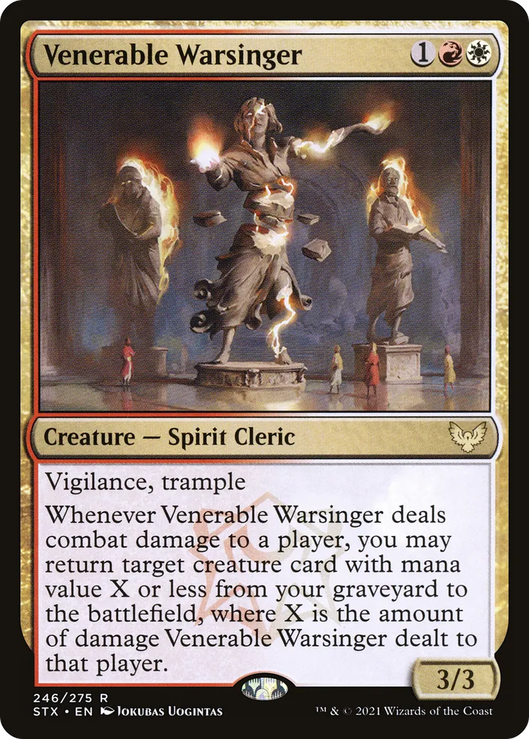 Vénérable chanteguerre — Strixhaven: School of Mages — Magic: The Gathering