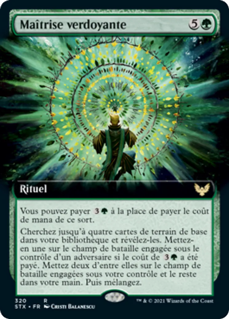 Maîtrise verdoyante — Strixhaven: School of Mages — Magic: The Gathering