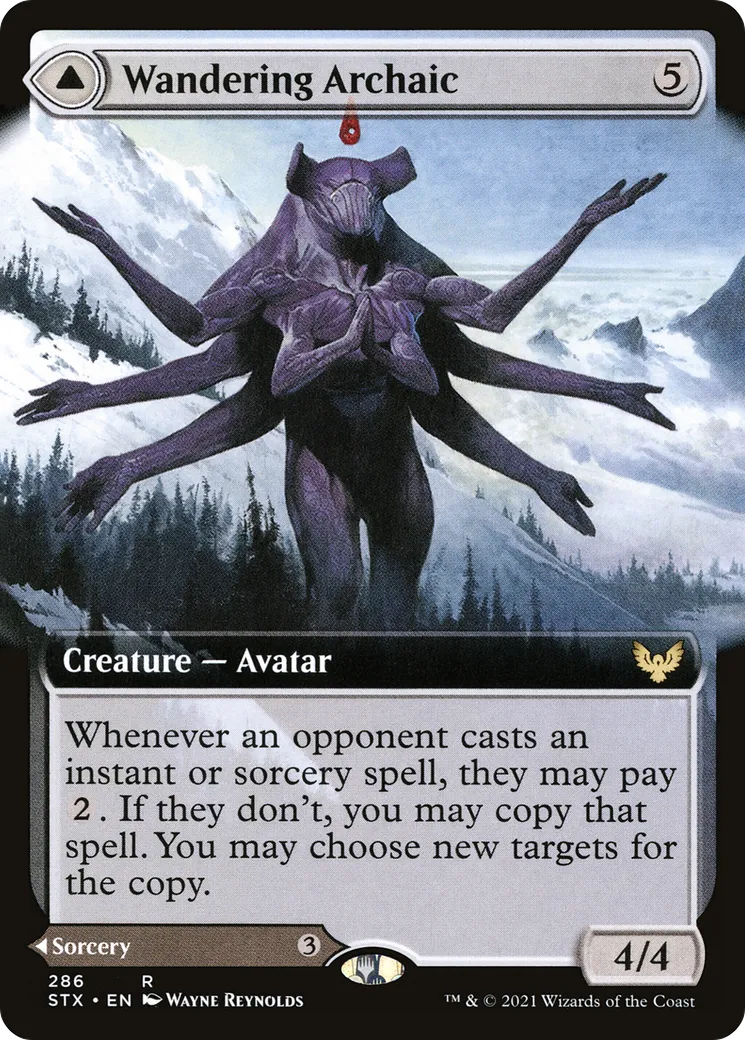 Archaïque errant // Explorer les Vasteterres — Strixhaven: School of Mages — Magic: The Gathering