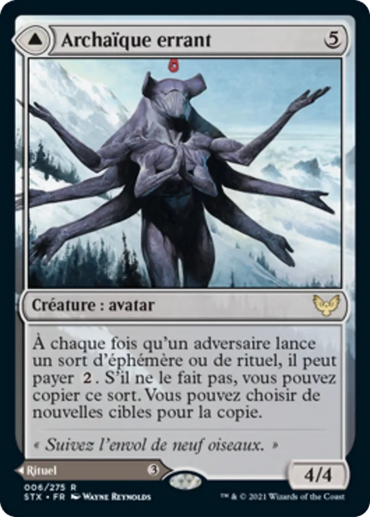 Archaïque errant // Explorer les Vasteterres — Strixhaven: School of Mages — Magic: The Gathering