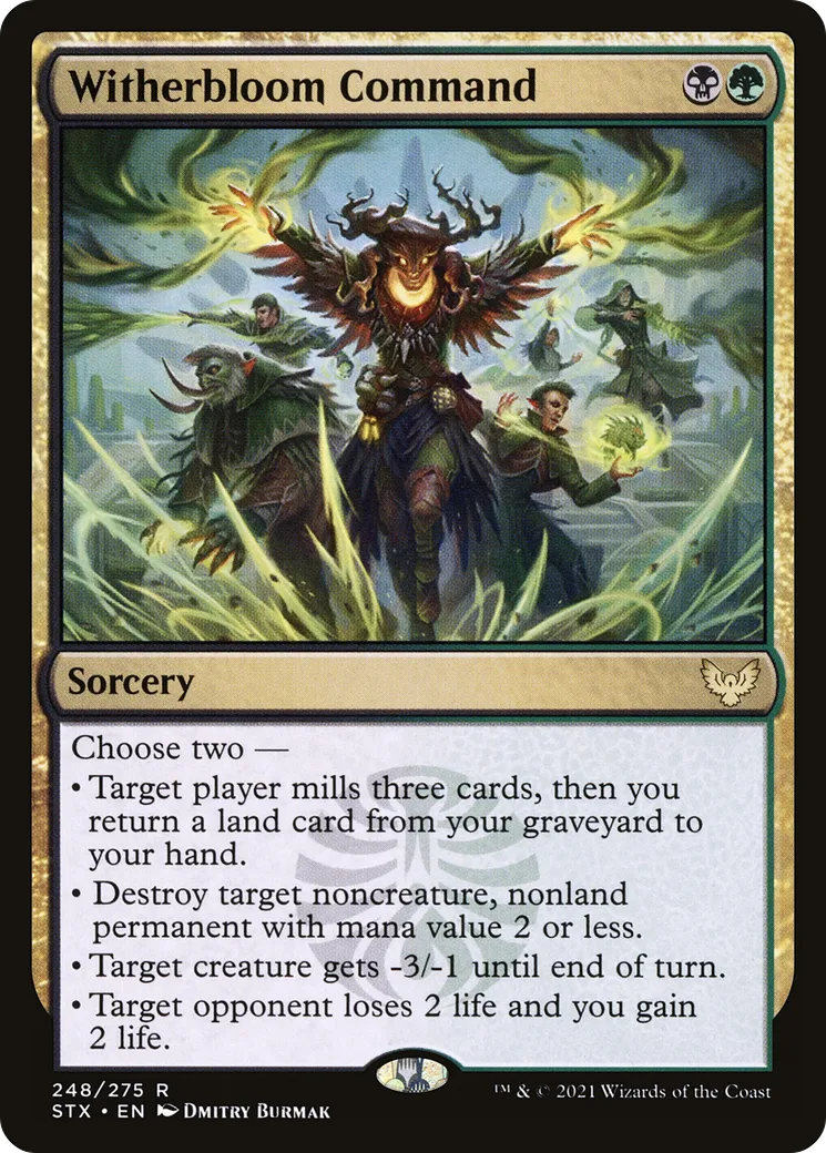 Witherbloom Command — Strixhaven: School of Mages — Magic: The Gathering