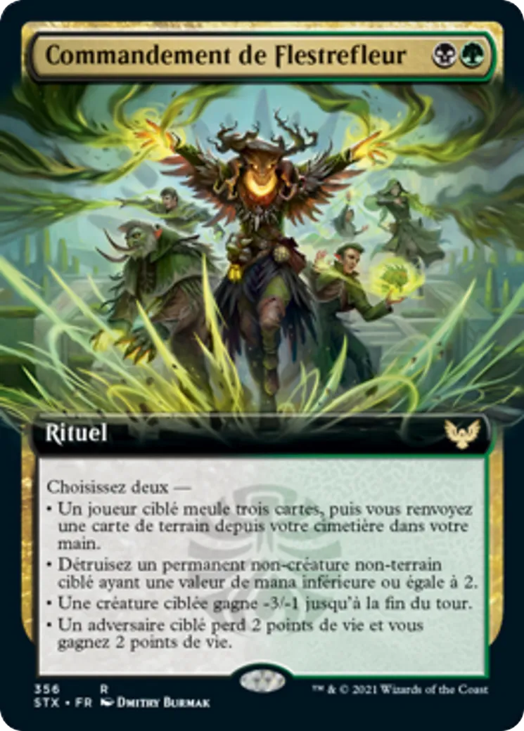 Commandement de Flestrefleur — Strixhaven: School of Mages — Magic: The Gathering