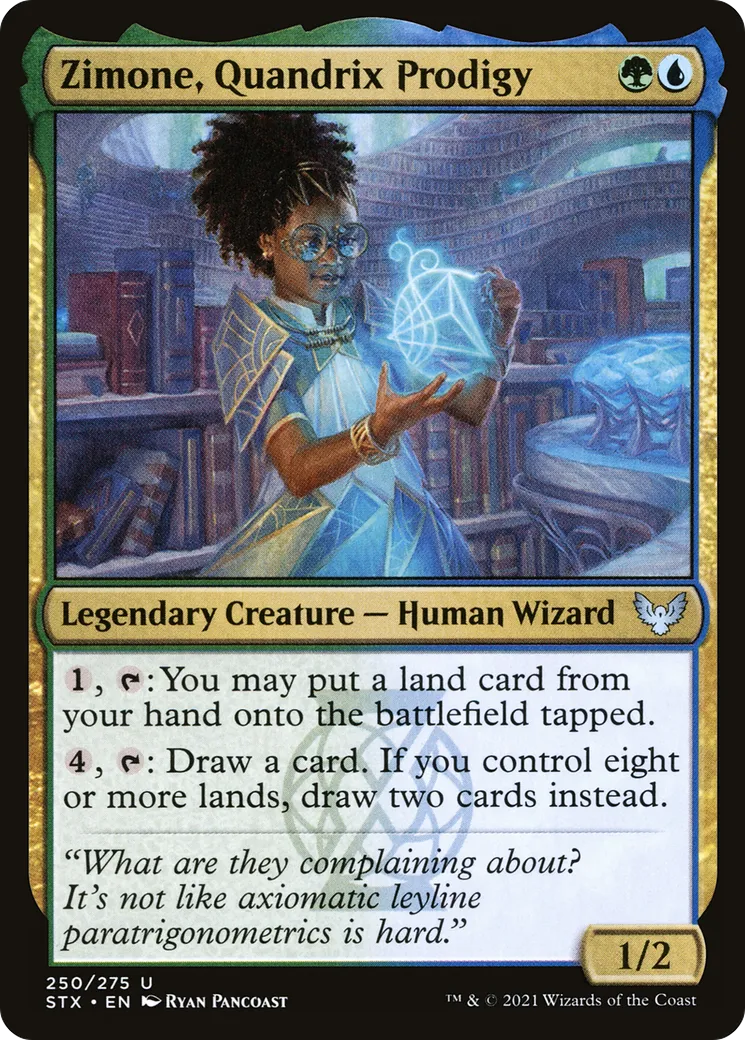 Zimone, prodige de Quandrix — Strixhaven: School of Mages — Magic: The Gathering
