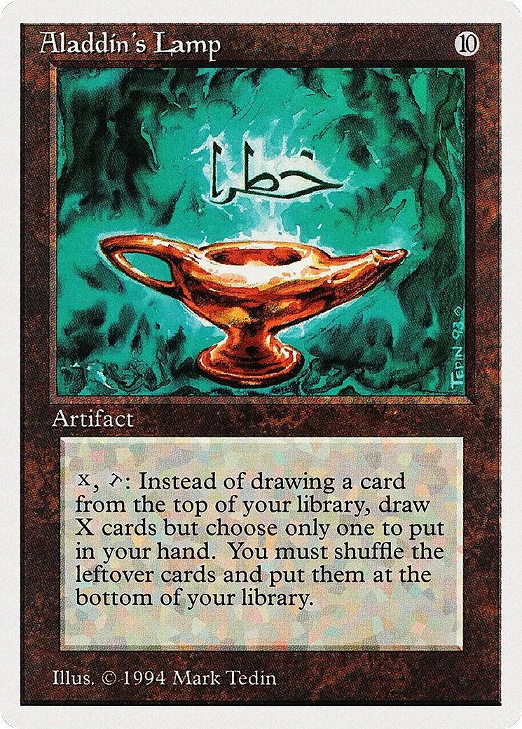 Aladdin's Lamp — Summer Magic / Edgar — Magic: The Gathering