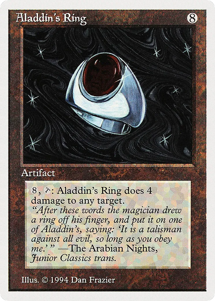 Aladdin's Ring — Summer Magic / Edgar — Magic: The Gathering