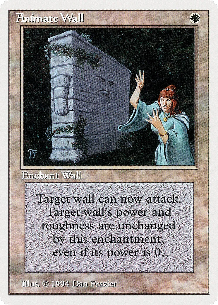 Animate Wall — Summer Magic / Edgar — Magic: The Gathering