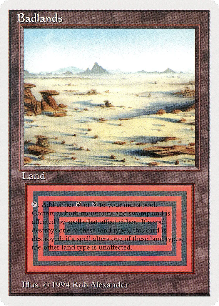 Badlands — Summer Magic / Edgar — Magic: The Gathering