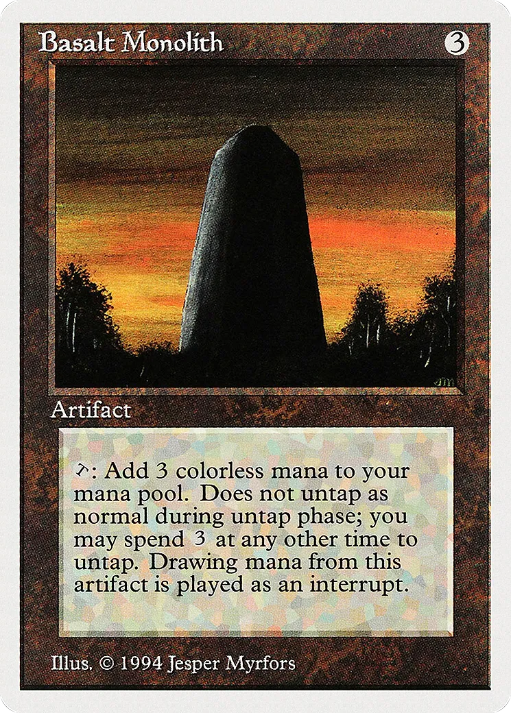 Basalt Monolith — Summer Magic / Edgar — Magic: The Gathering
