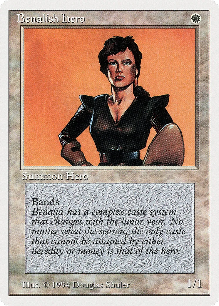 Benalish Hero — Summer Magic / Edgar — Magic: The Gathering