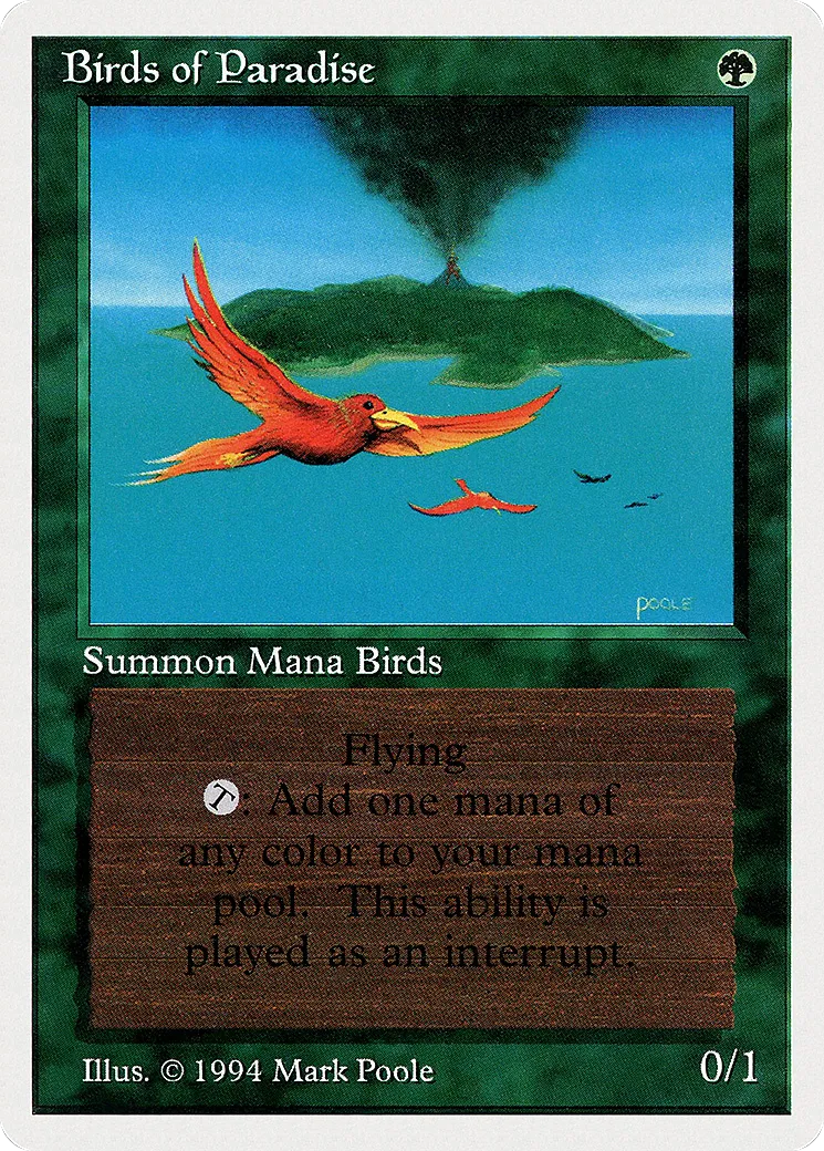 Birds of Paradise — Summer Magic / Edgar — Magic: The Gathering