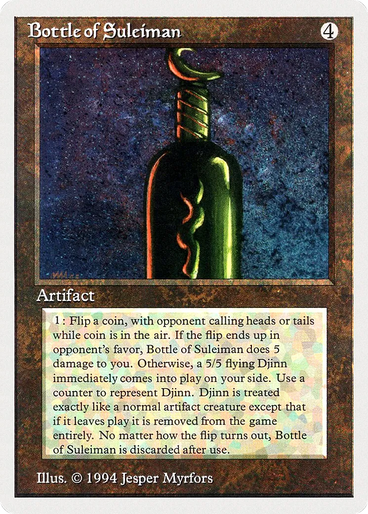 Bottle of Suleiman — Summer Magic / Edgar — Magic: The Gathering