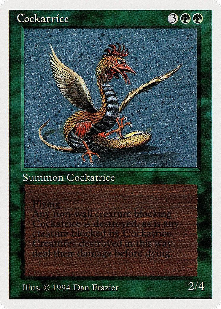 Cockatrice — Summer Magic / Edgar — Magic: The Gathering