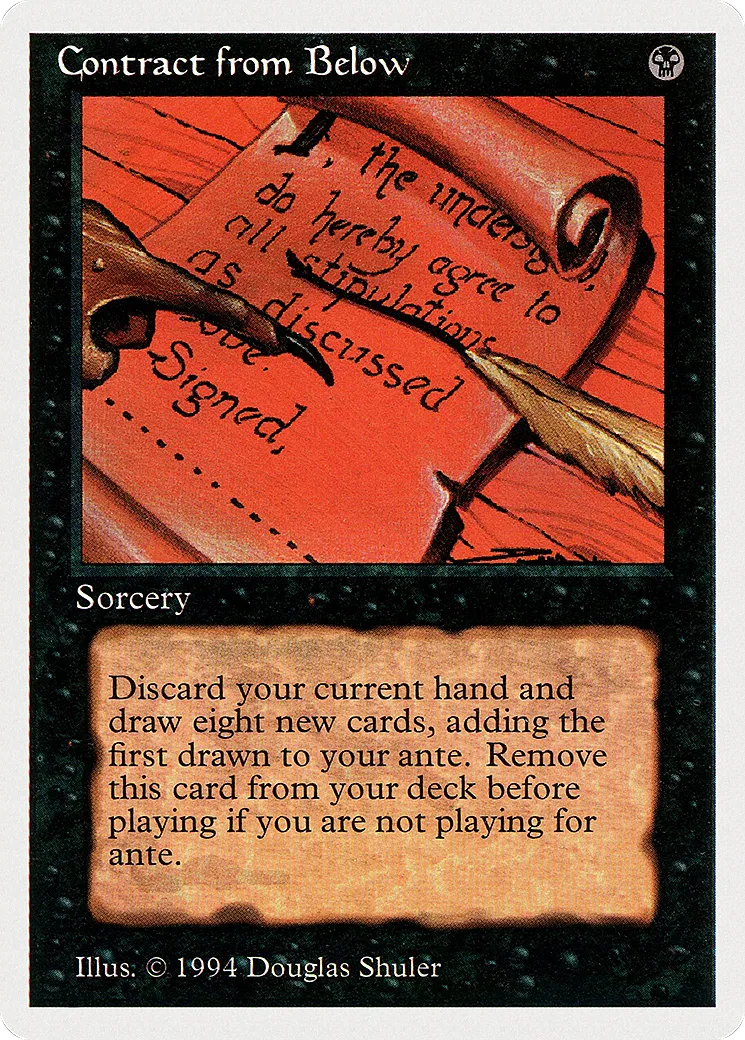 Contract from Below — Summer Magic / Edgar — Magic: The Gathering
