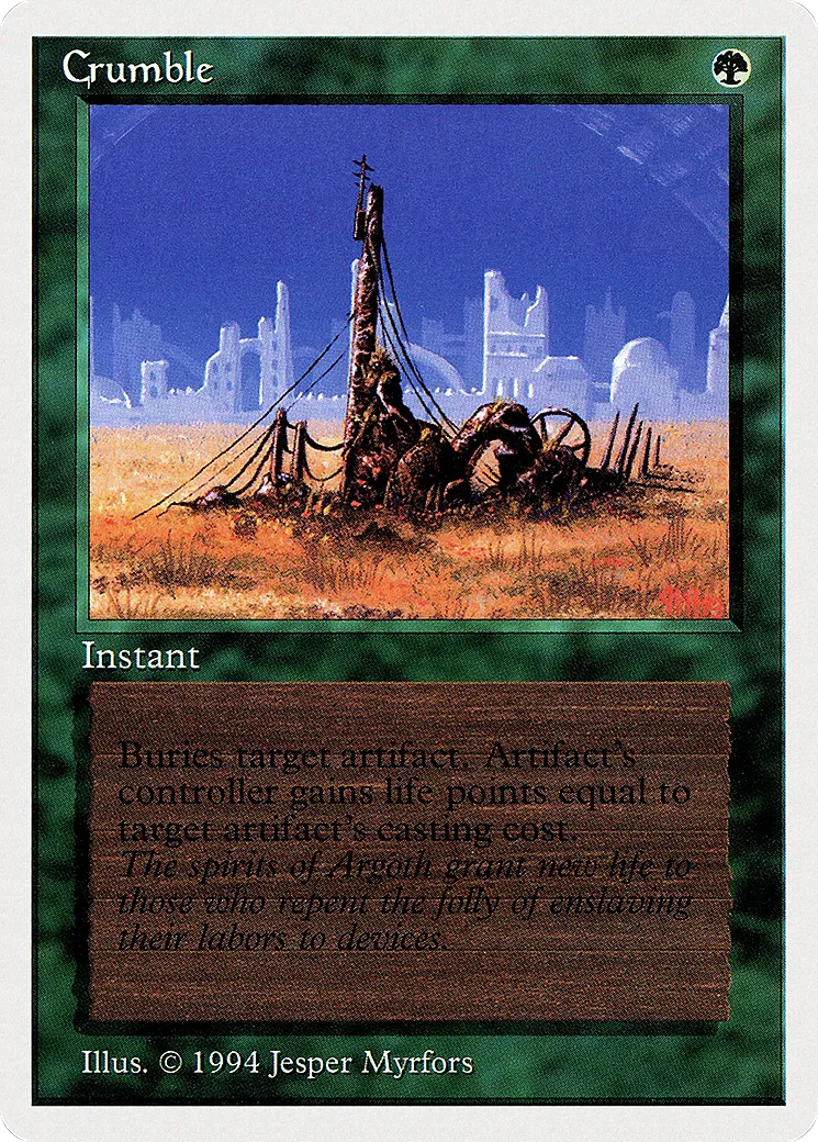 Crumble — Summer Magic / Edgar — Magic: The Gathering