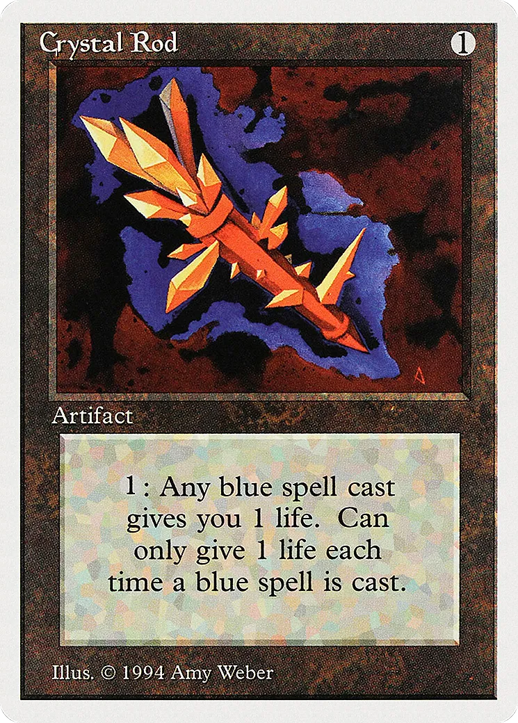 Crystal Rod — Summer Magic / Edgar — Magic: The Gathering