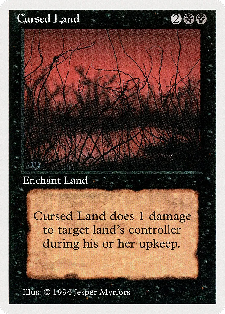 Cursed Land — Summer Magic / Edgar — Magic: The Gathering