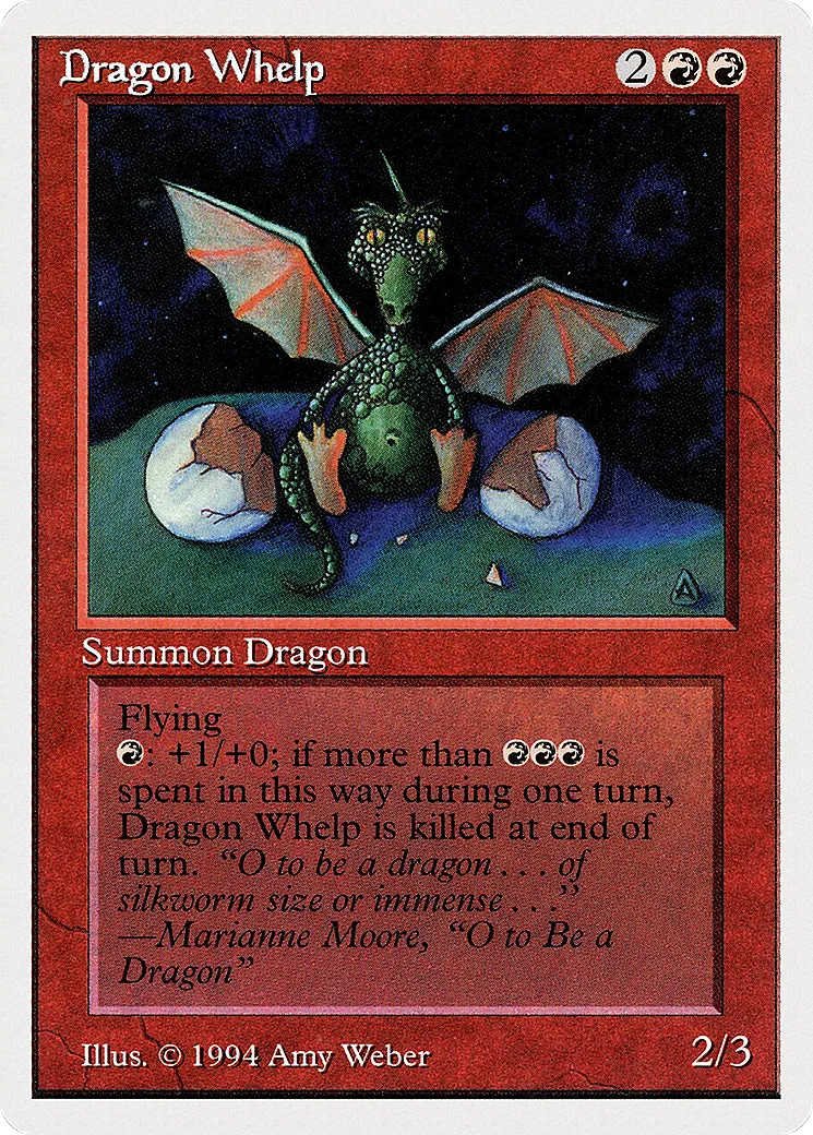 Dragon Whelp — Summer Magic / Edgar — Magic: The Gathering