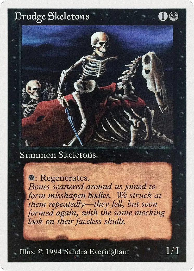 Drudge Skeletons — Summer Magic / Edgar — Magic: The Gathering
