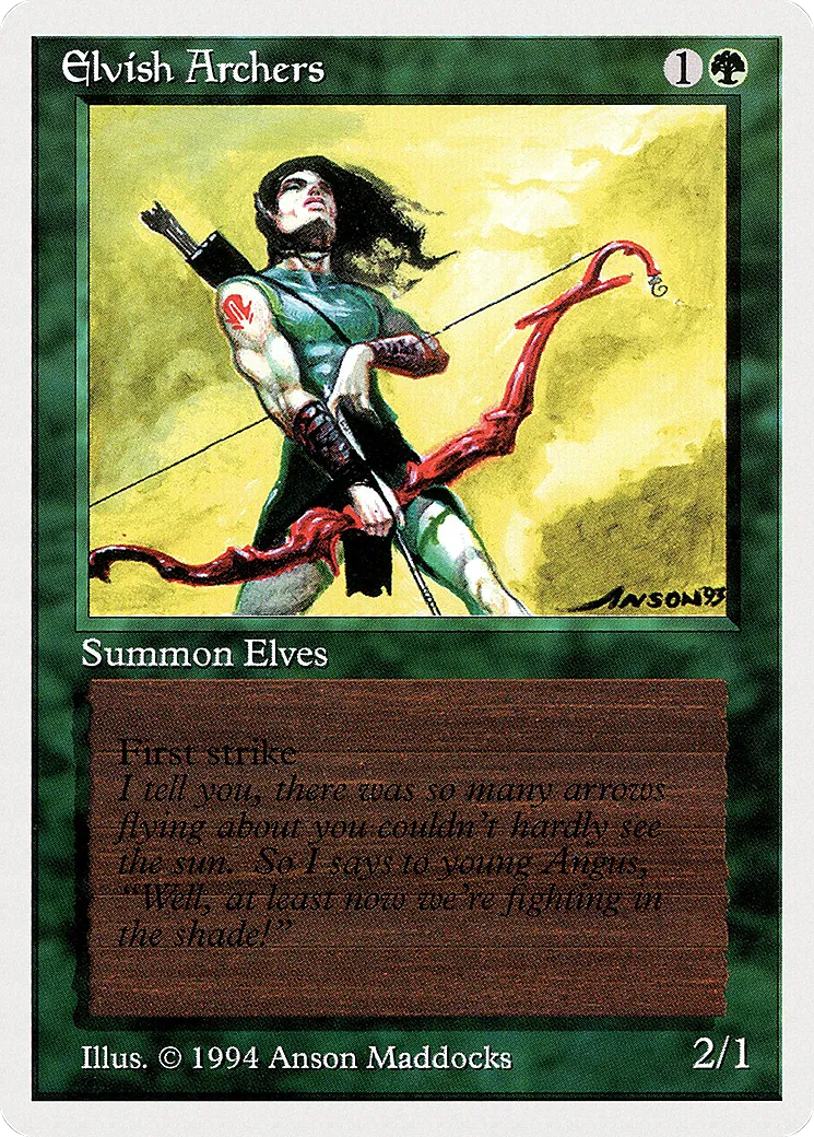 Elvish Archers — Summer Magic / Edgar — Magic: The Gathering