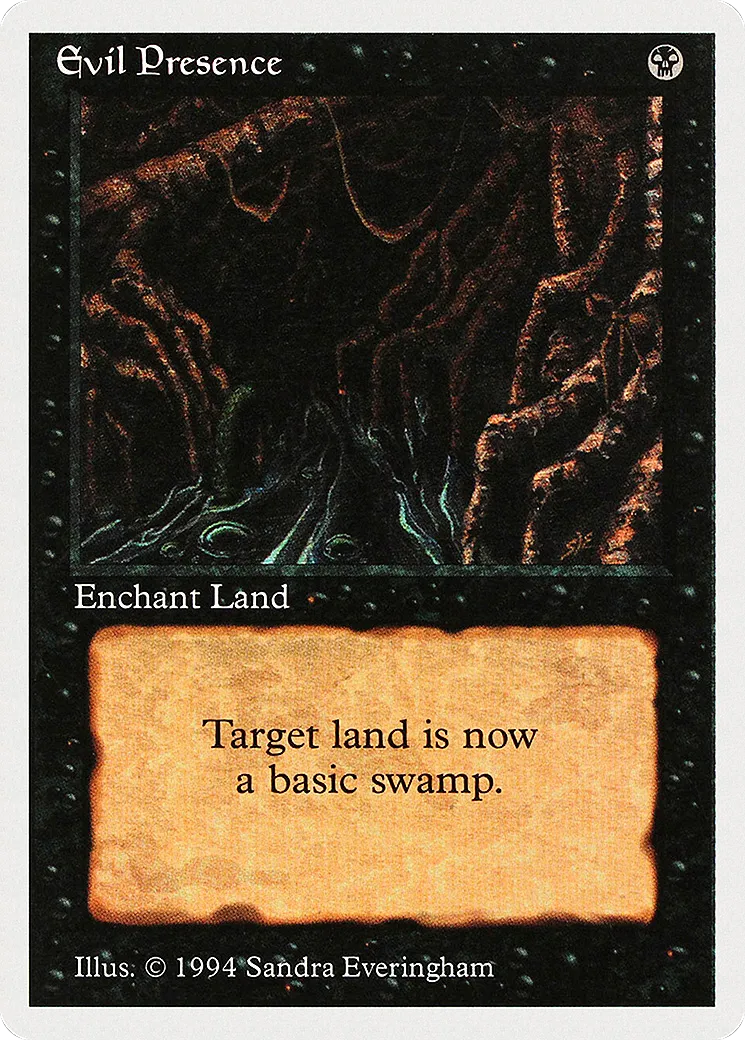 Evil Presence — Summer Magic / Edgar — Magic: The Gathering