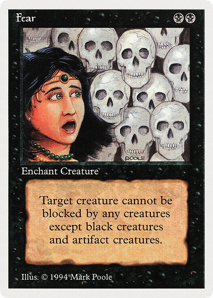 Fear — Summer Magic / Edgar — Magic: The Gathering