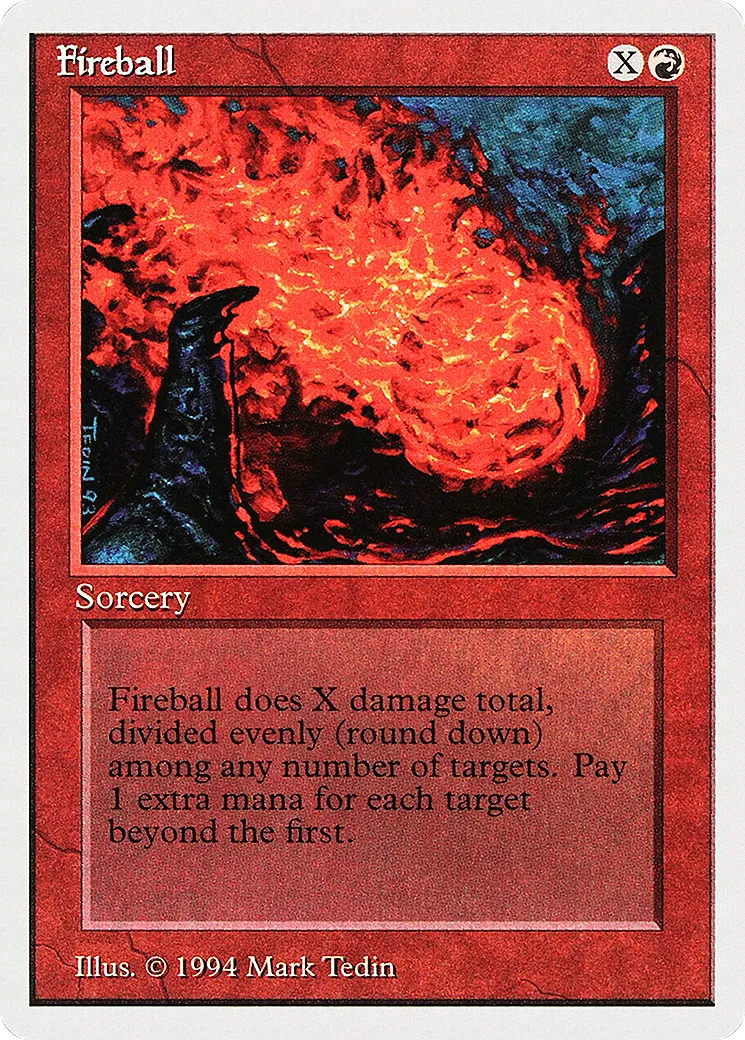 Fireball — Summer Magic / Edgar — Magic: The Gathering