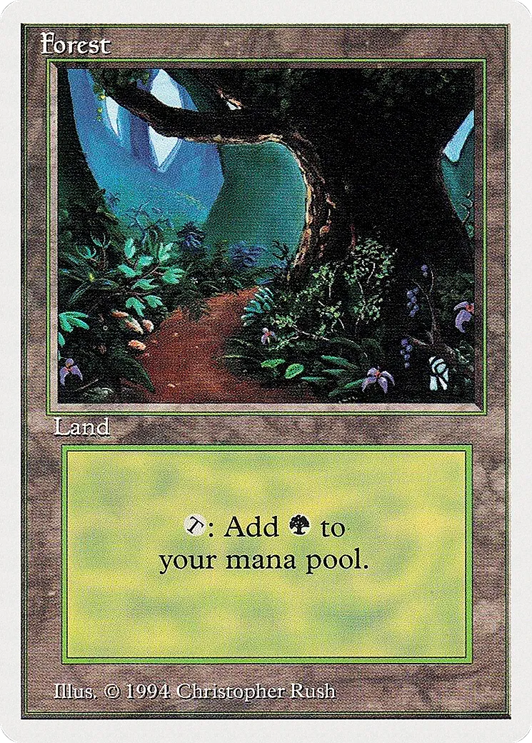 Forest — Summer Magic / Edgar — Magic: The Gathering