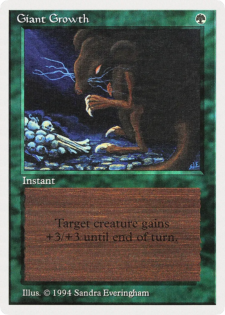 Giant Growth — Summer Magic / Edgar — Magic: The Gathering