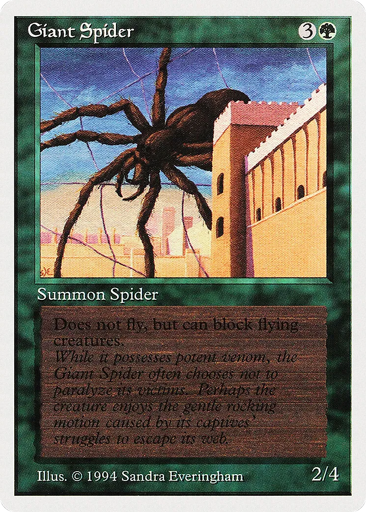Giant Spider — Summer Magic / Edgar — Magic: The Gathering