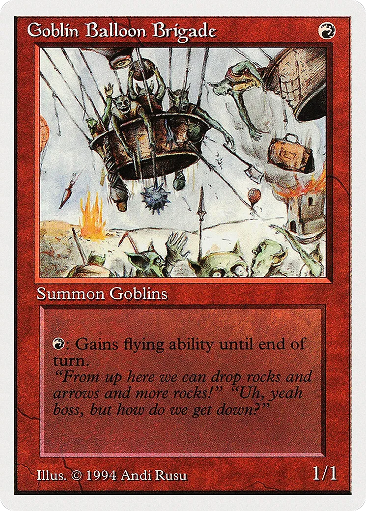 Goblin Balloon Brigade — Summer Magic / Edgar — Magic: The Gathering