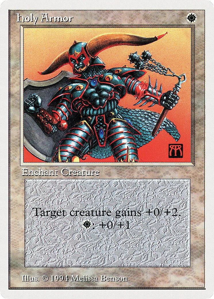 Holy Armor — Summer Magic / Edgar — Magic: The Gathering