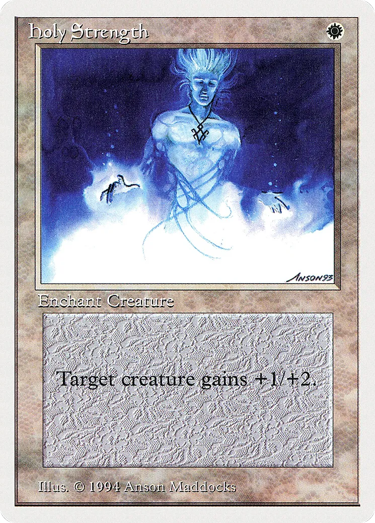 Holy Strength — Summer Magic / Edgar — Magic: The Gathering