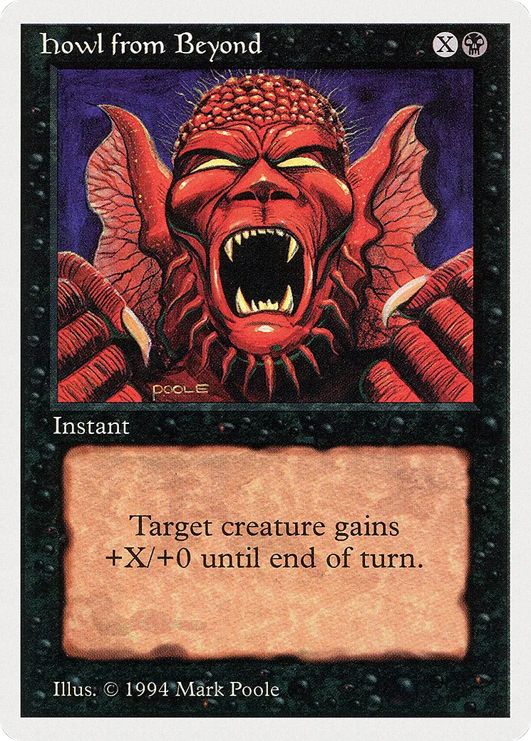 Howl from Beyond — Summer Magic / Edgar — Magic: The Gathering