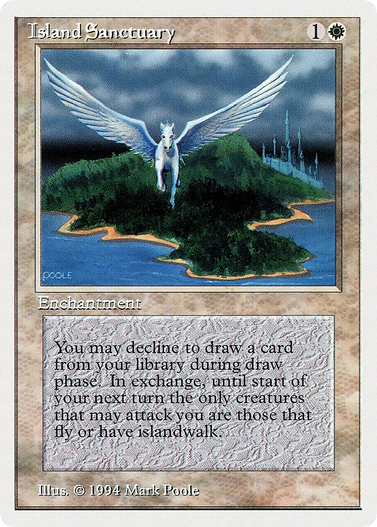 Island Sanctuary — Summer Magic / Edgar — Magic: The Gathering