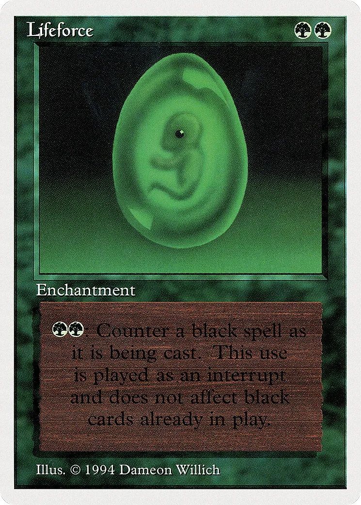 Lifeforce — Summer Magic / Edgar — Magic: The Gathering